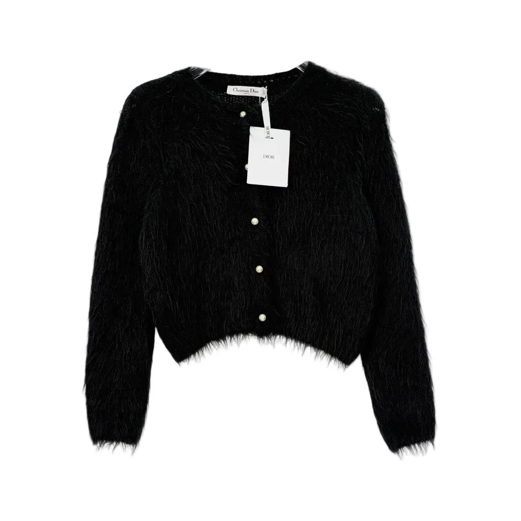 Dior Black Wool Knitwear Black Wool Never worn, with tag - Front View