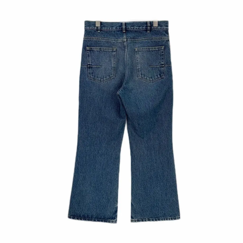 Dior Navy Denim Trousers Navy Denim Never worn, with tag - Back View
