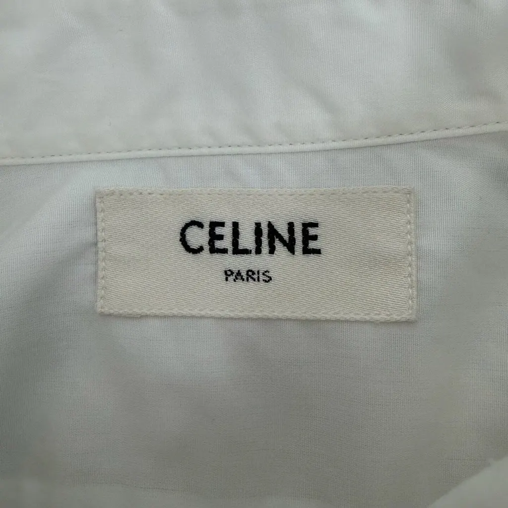 Celine White Cotton Top White Cotton Never worn, with tag - Box View