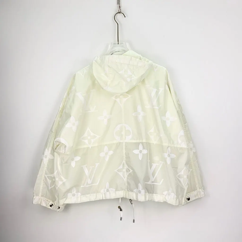 Louis Vuitton Ecru Polyamide Jacket Ecru Polyamide Never worn, with tag - Model View