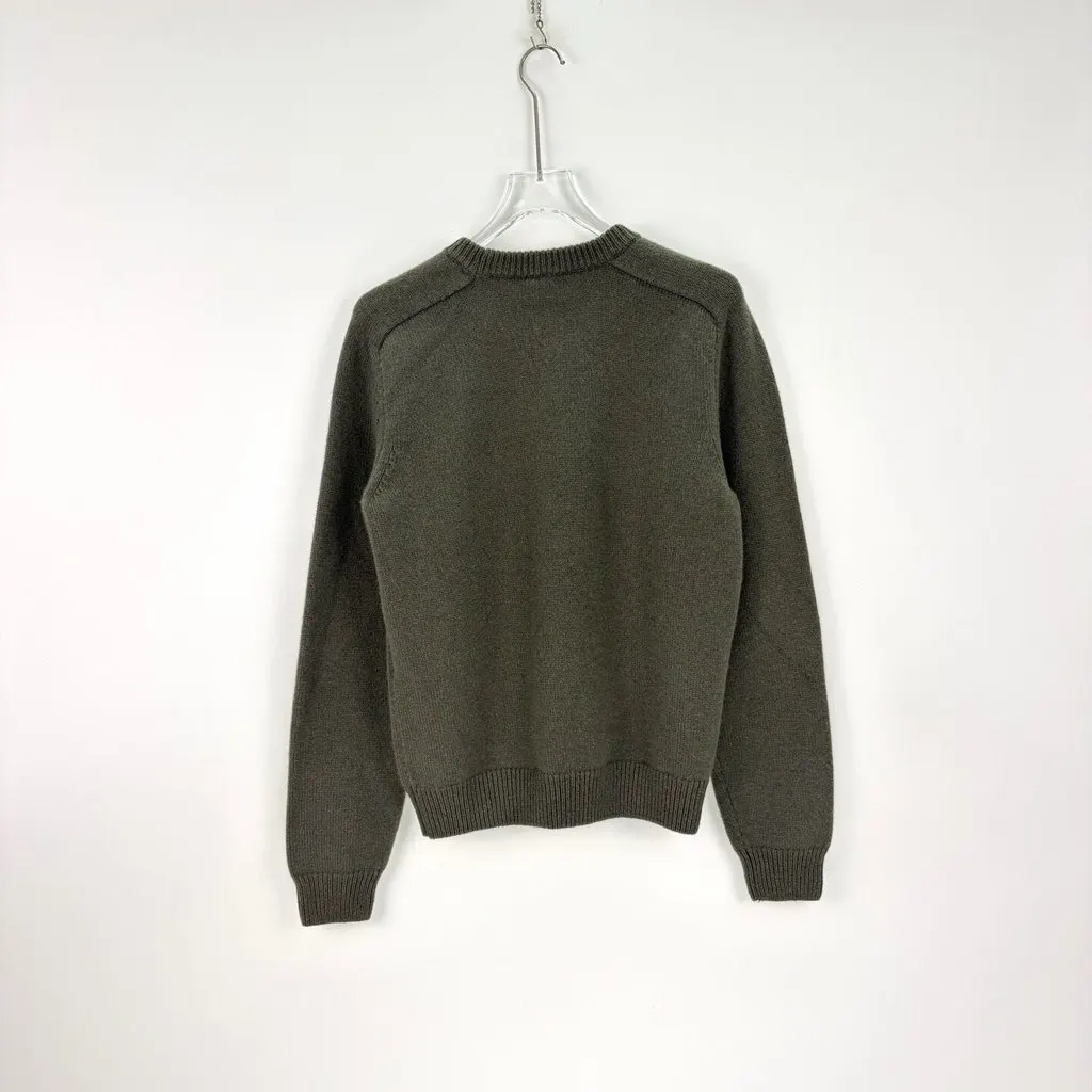Celine Green Wool Knitwear Green Wool Never worn, with tag - Model View