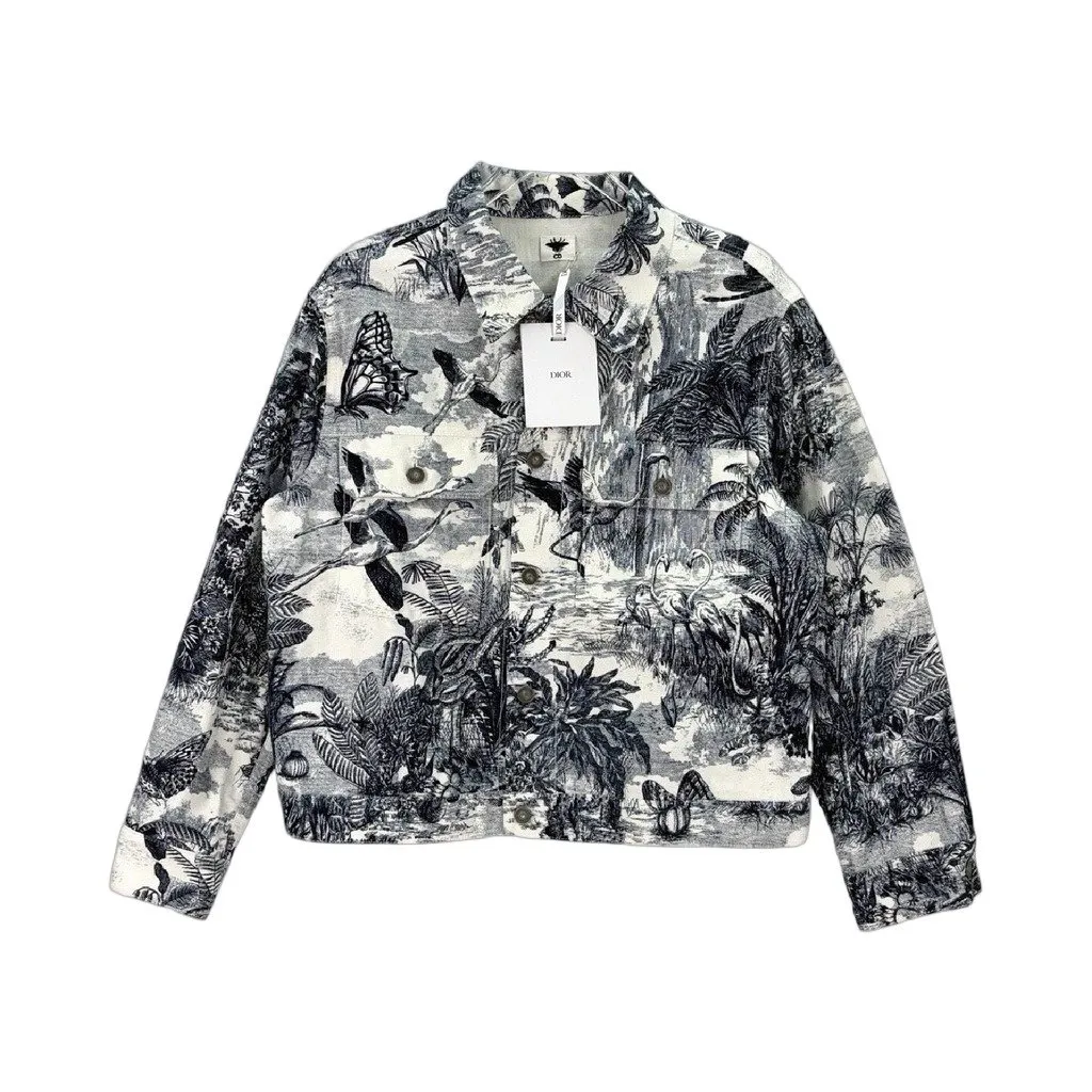 Dior Denim Jacket MultiColor Denim Never worn, with tag - Front View