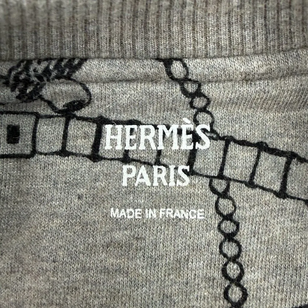 Hermès Grey Cotton Knitwear Grey Cotton Never worn, with tag - Box View