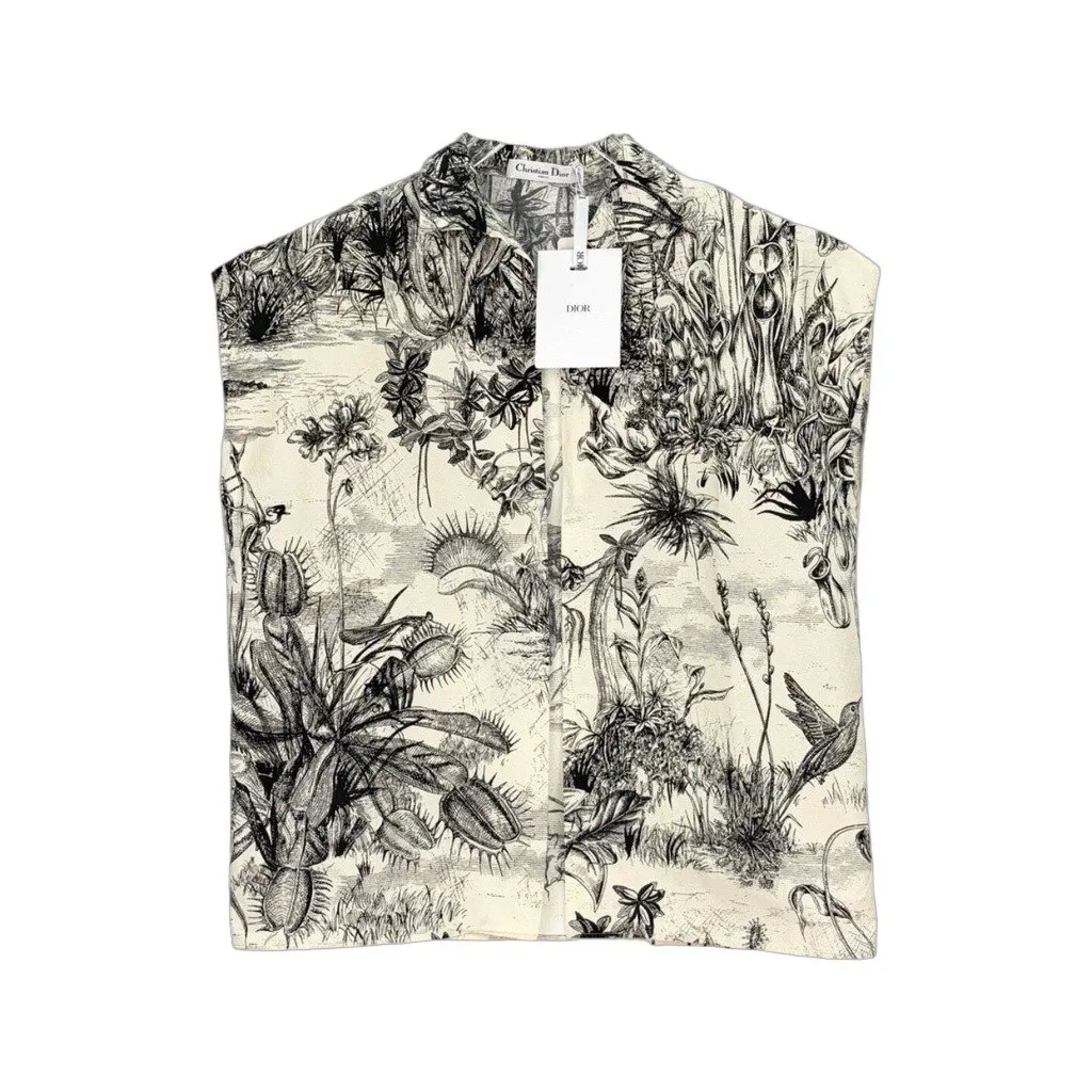 Dior Cotton Top MultiColor Cotton Never worn, with tag - Front View