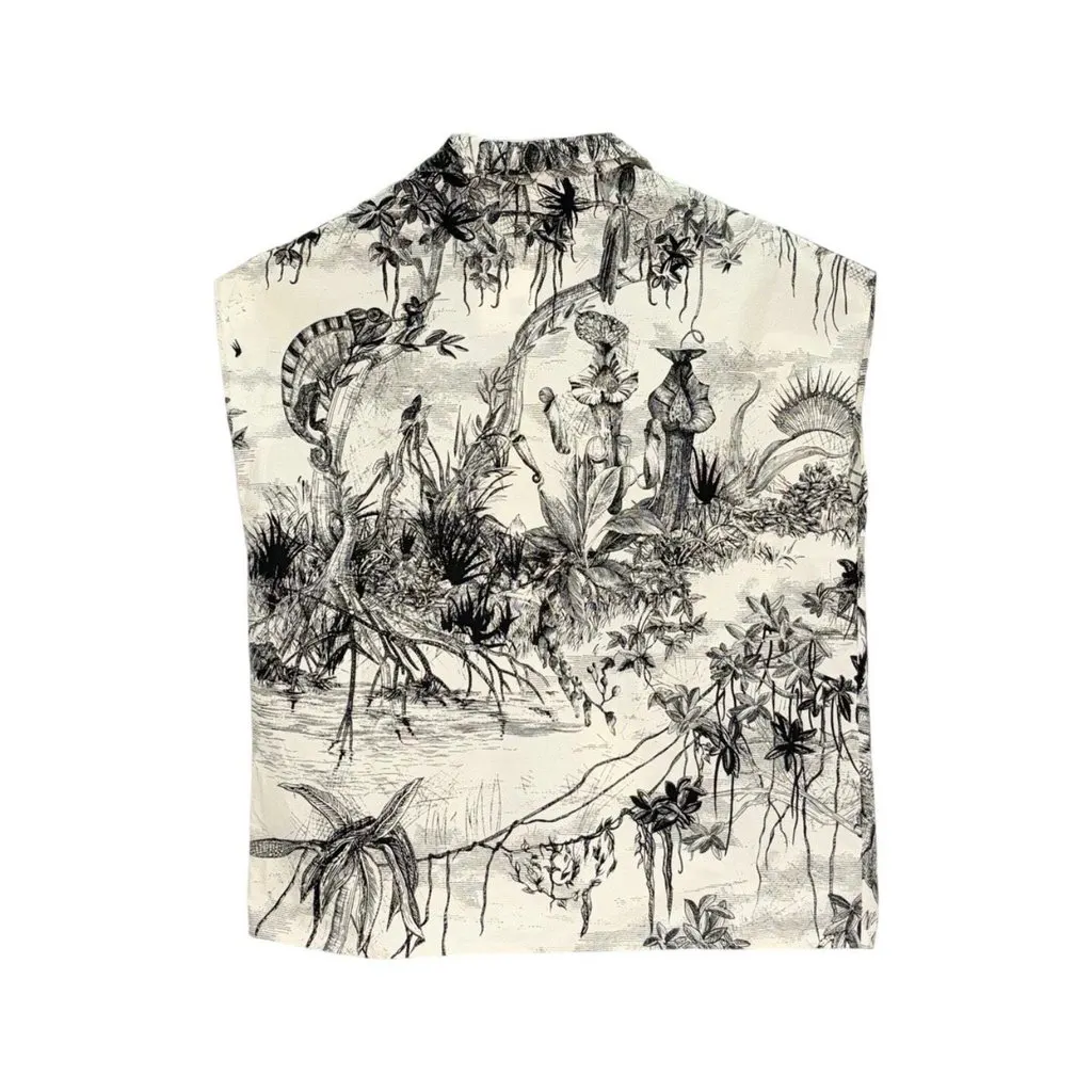Dior Cotton Top MultiColor Cotton Never worn, with tag - Back View