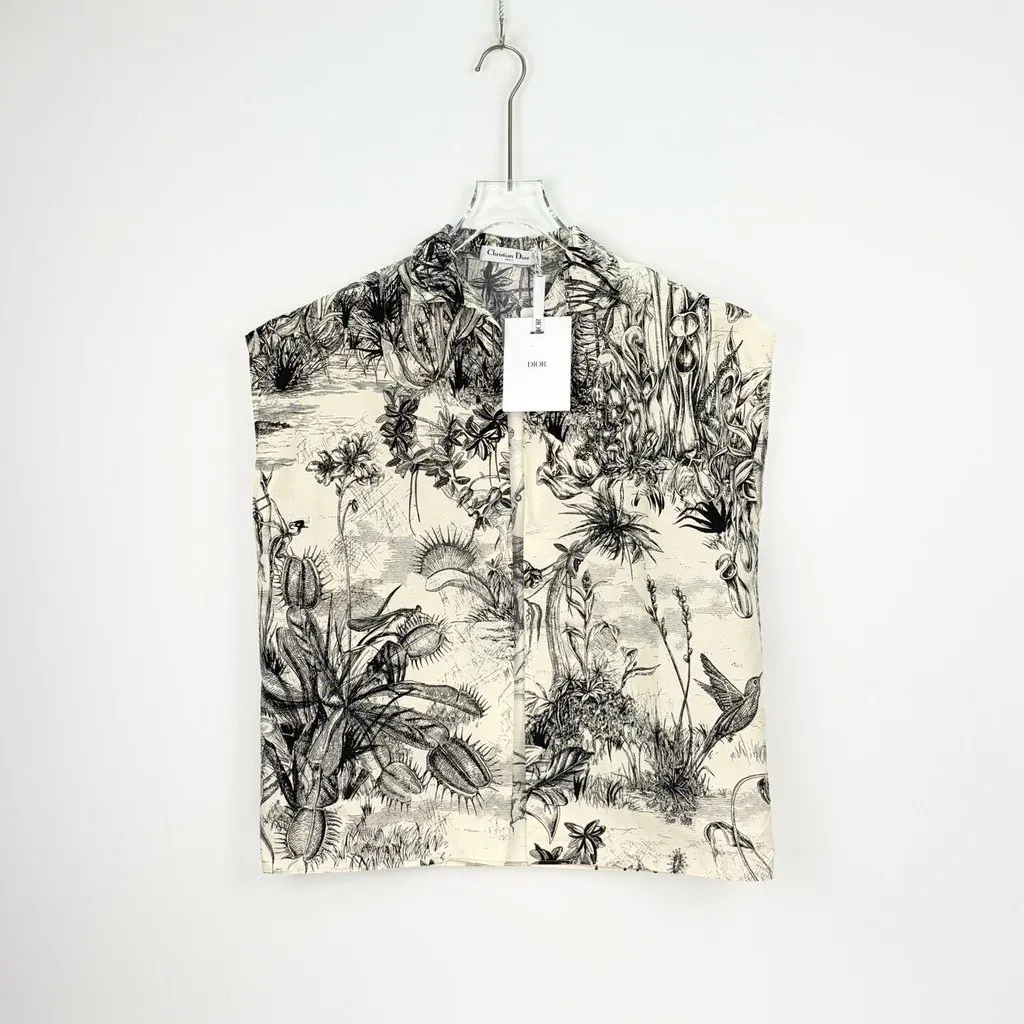 Dior Cotton Top MultiColor Cotton Never worn, with tag - Inside View