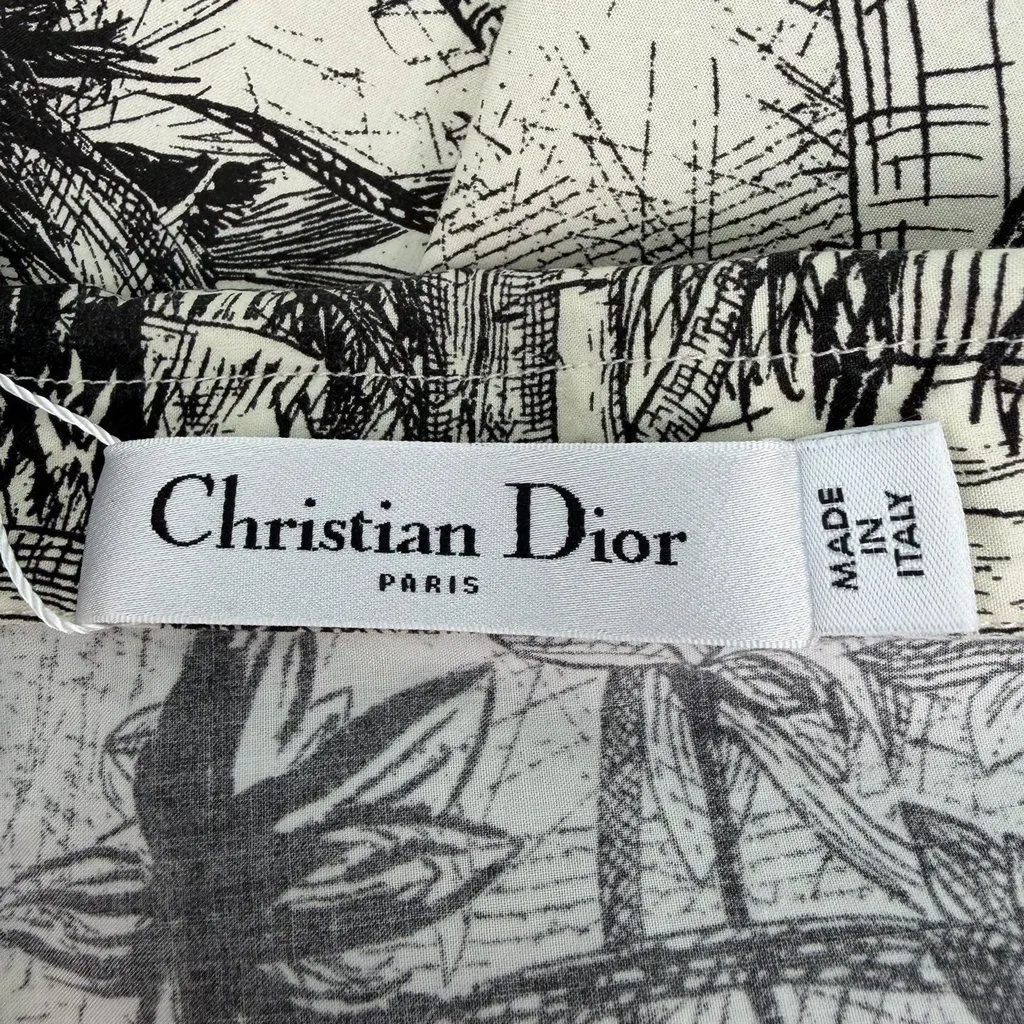 Dior Cotton Top MultiColor Cotton Never worn, with tag - Box View