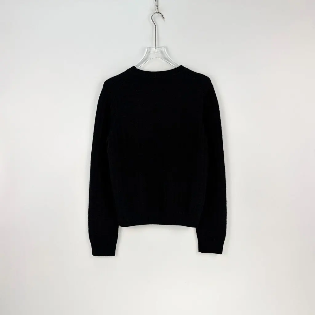 Hermès Black Cashmere Knitwear Black Cashmere Never worn, with tag - Model View
