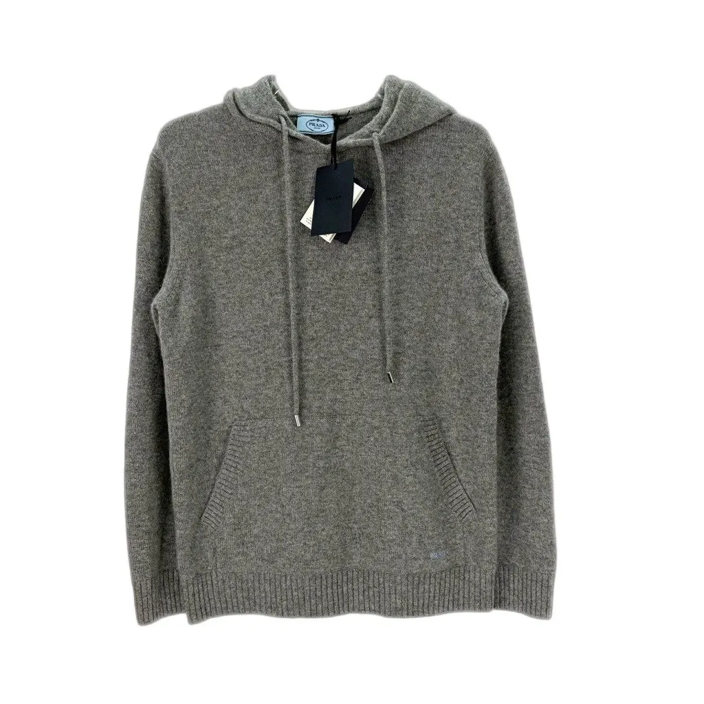 Prada Grey Cashmere Knitwear Grey Cashmere Never worn, with tag - Front View