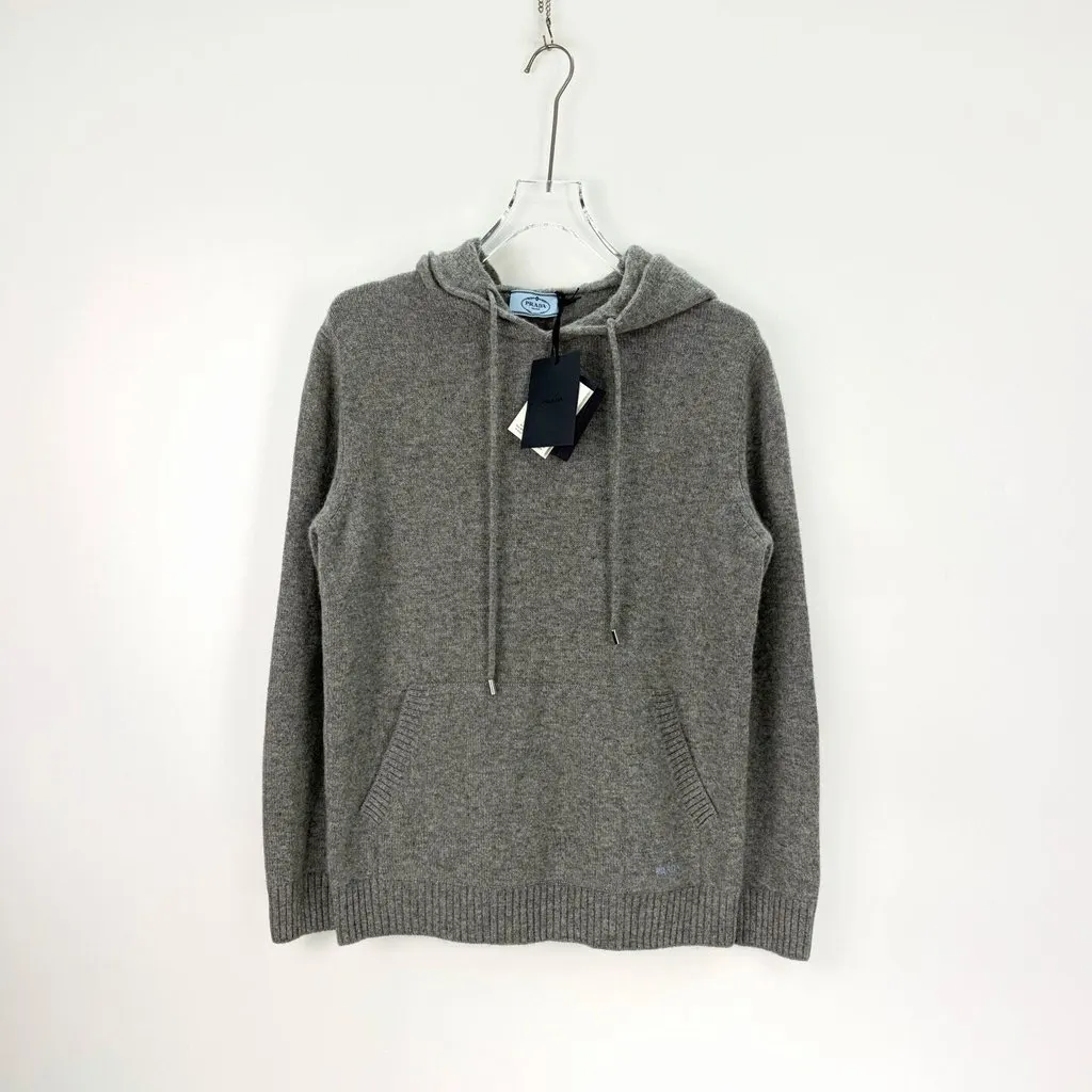 Prada Grey Cashmere Knitwear Grey Cashmere Never worn, with tag - Inside View