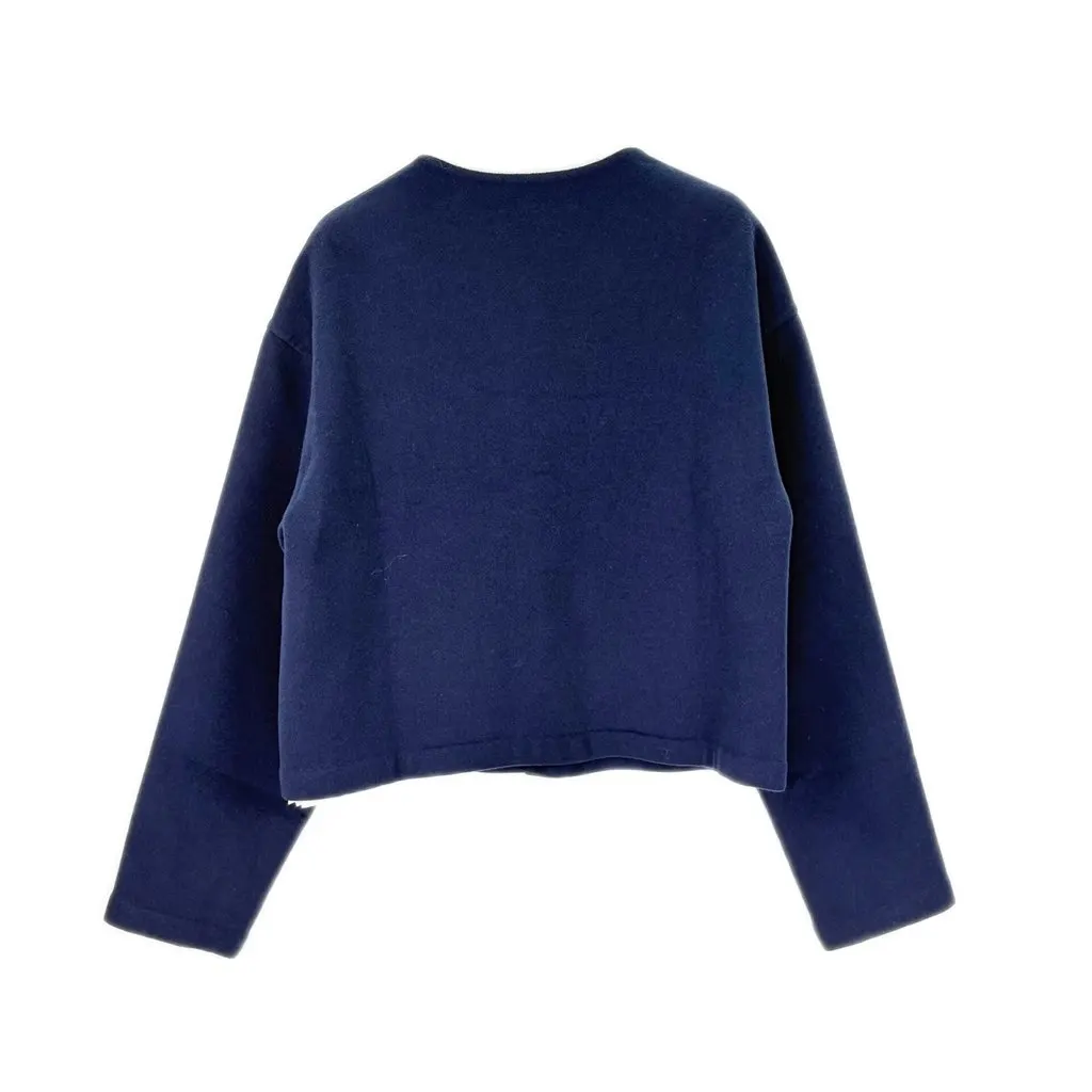 Celine Navy Cashmere Jacket Navy Cashmere Never worn, with tag - Back View