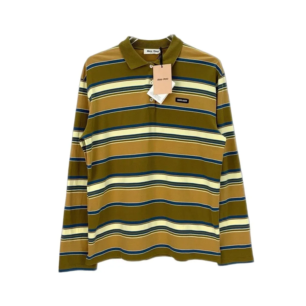 Miu Miu Yellow Cotton Top