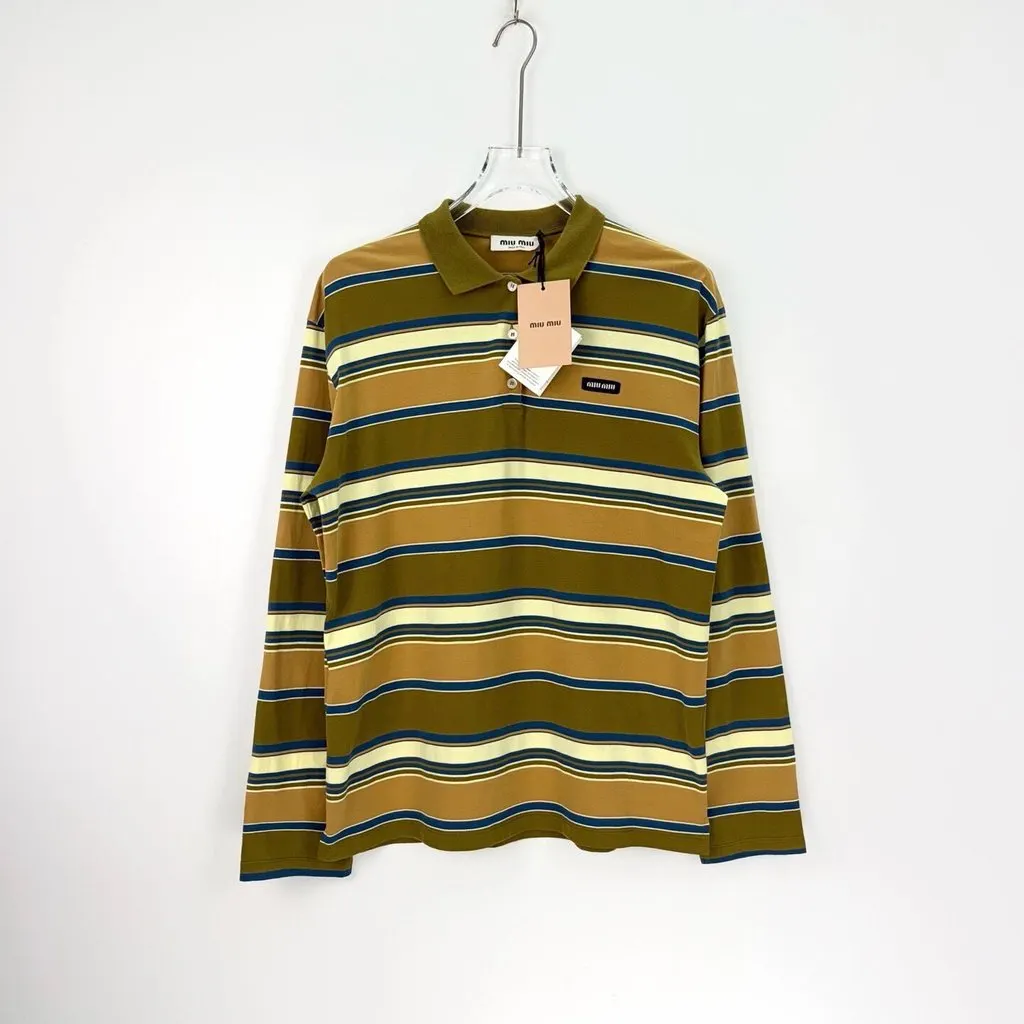 Miu Miu Yellow Cotton Top Yellow Cotton Never worn, with tag - Inside View