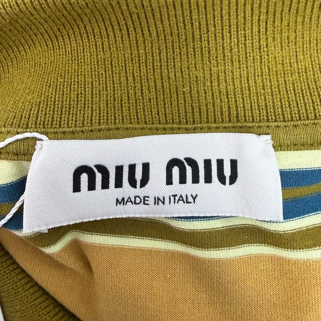 Miu Miu Yellow Cotton Top Yellow Cotton Never worn, with tag - Box View