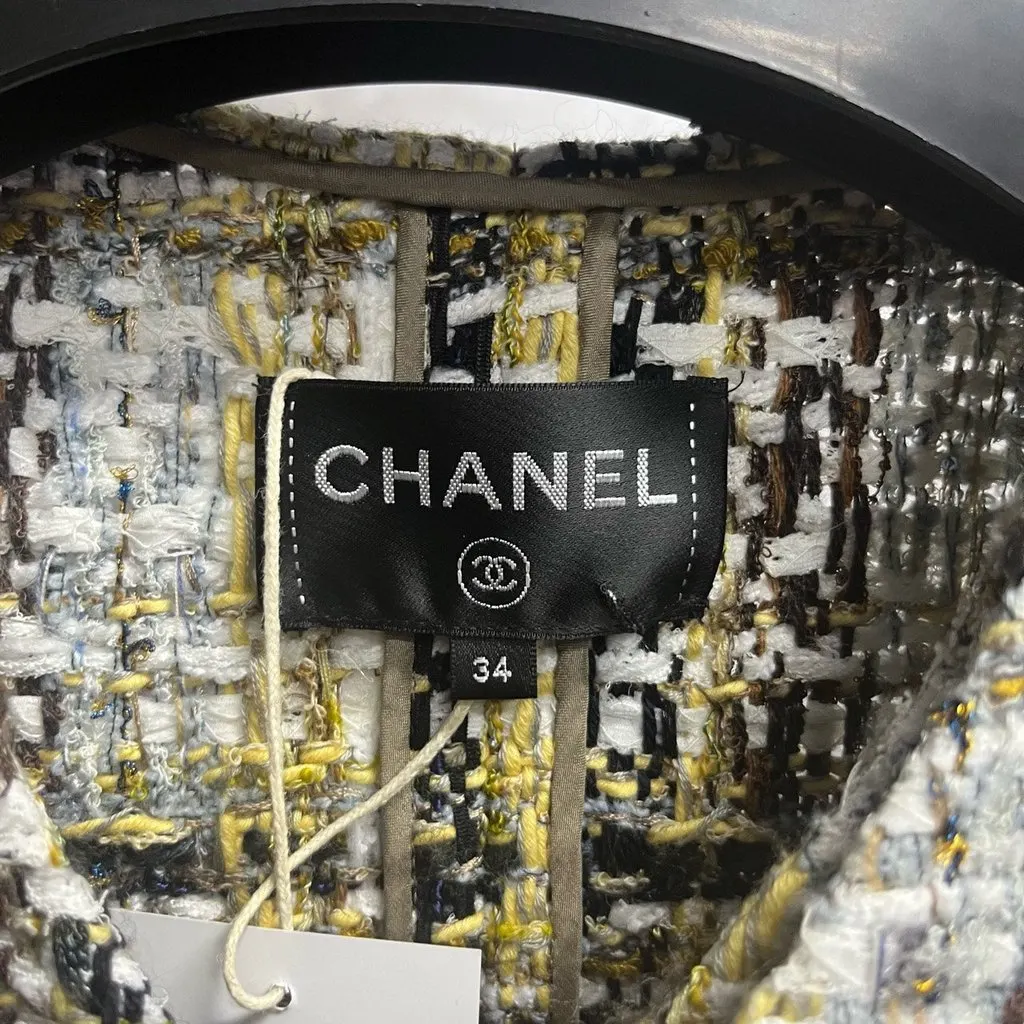 Chanel Tweed Dress MultiColor Tweed Never worn - Back View