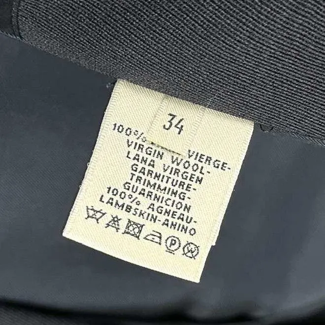 Hermès Wool Coat MultiColor Wool Never worn - Inside View