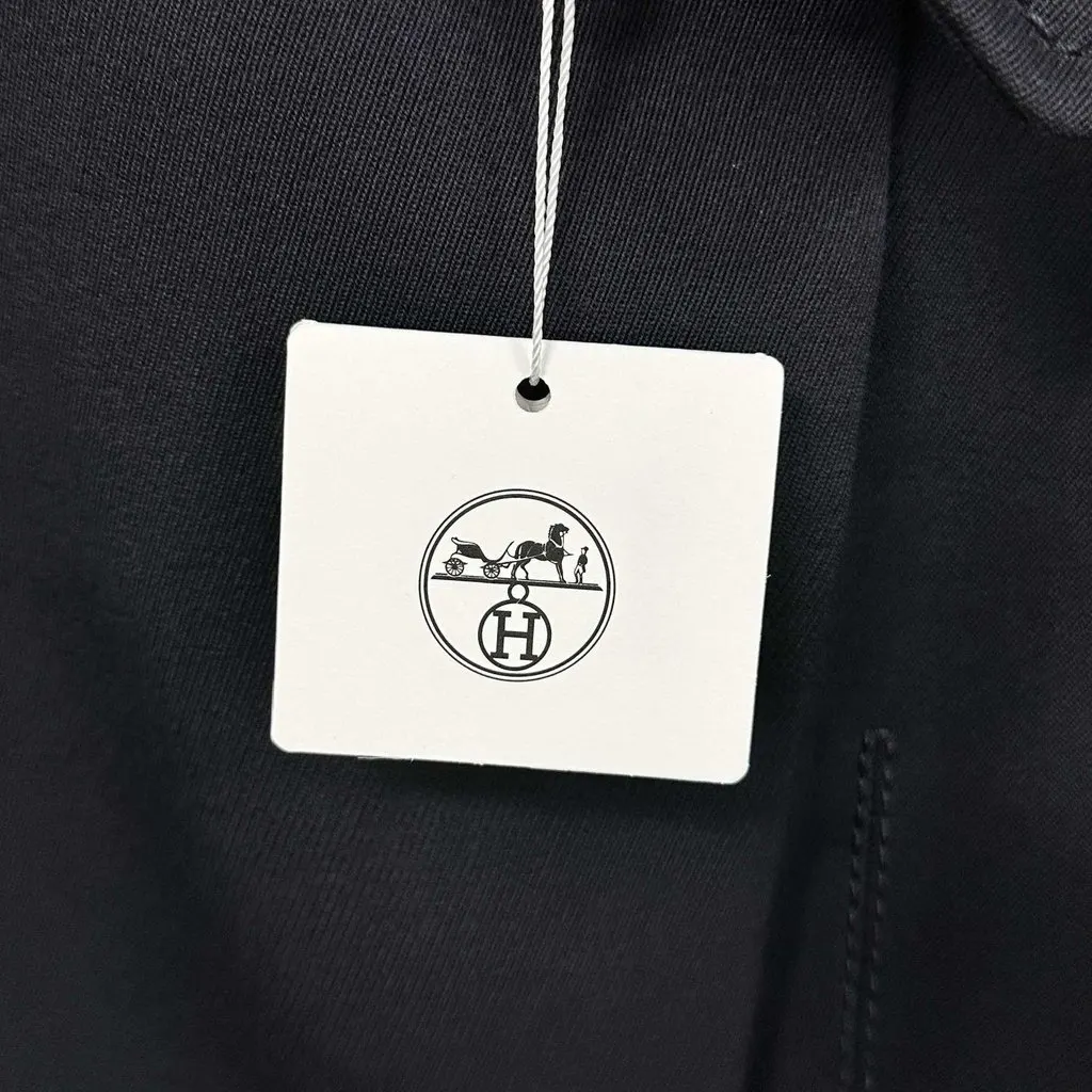 Hermès Wool Coat MultiColor Wool Never worn - Model View