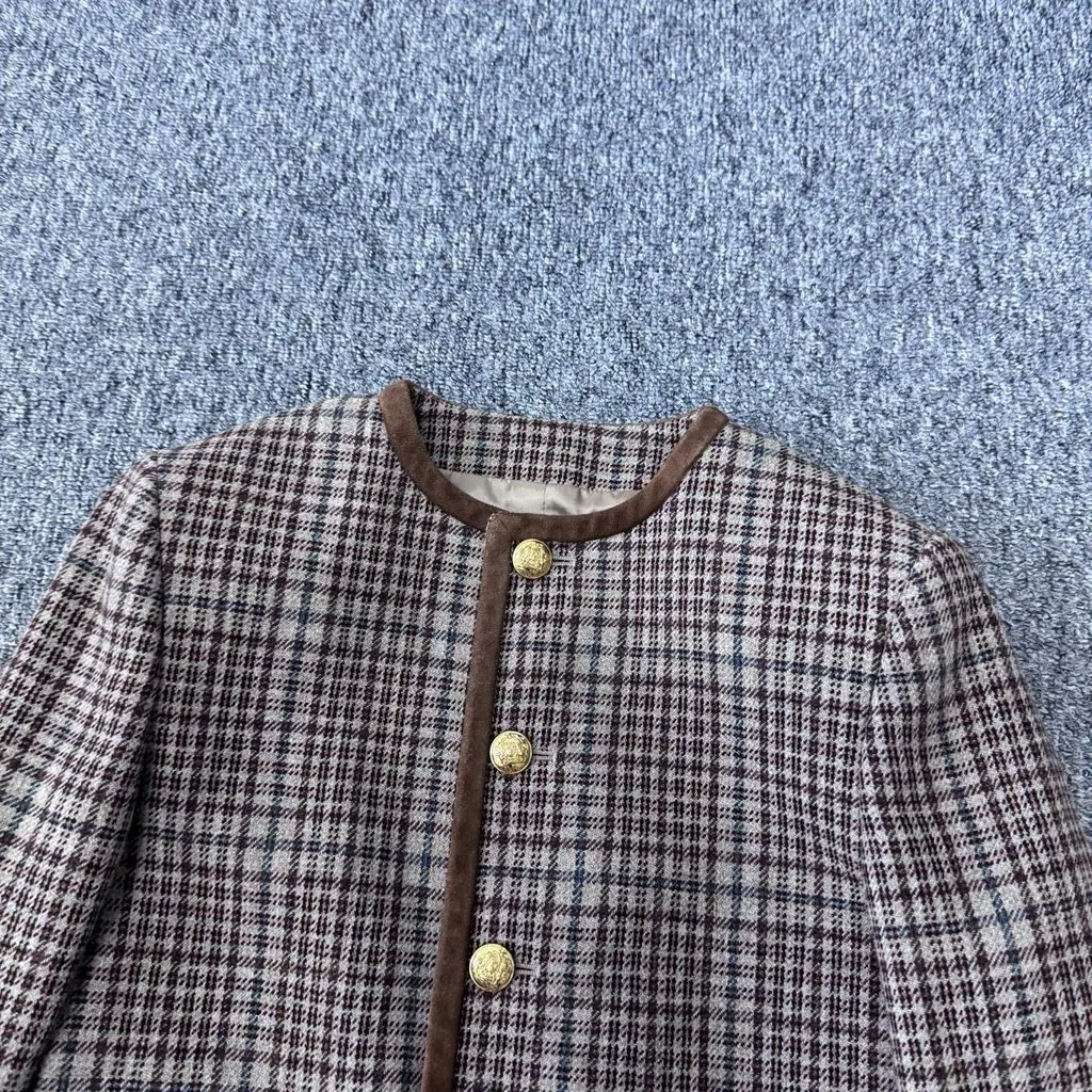 Celine Brown Wool Jacket Brown Wool Very good - Back View