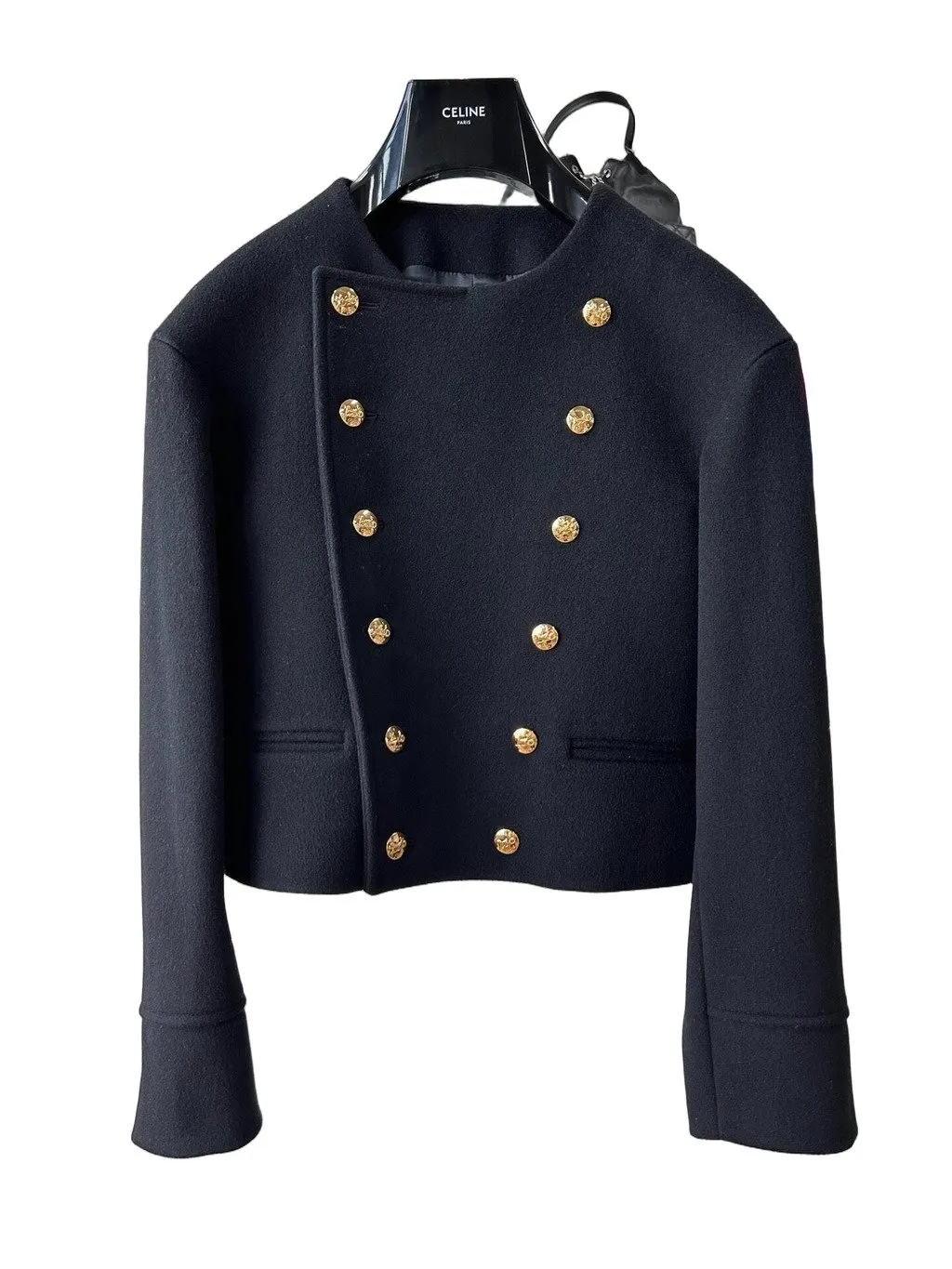 Celine Cashmere Jacket MultiColor Cashmere Never worn, with tag - Front View