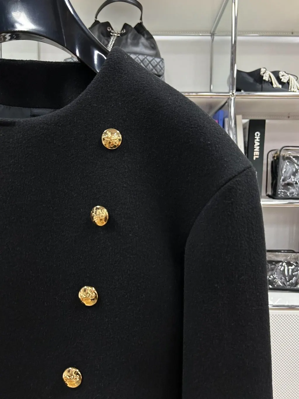 Celine Cashmere Jacket MultiColor Cashmere Never worn, with tag - Inside View
