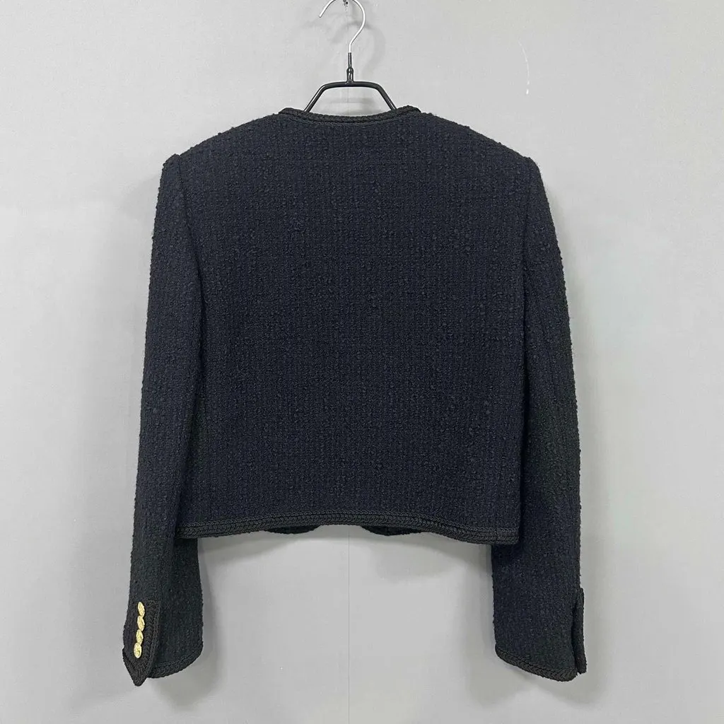 Celine Black Wool Jacket Black Wool Very good - Inside View