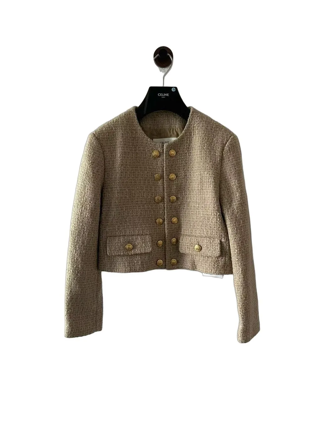 Celine Tweed Jacket MultiColor Tweed Never worn, with tag - Front View