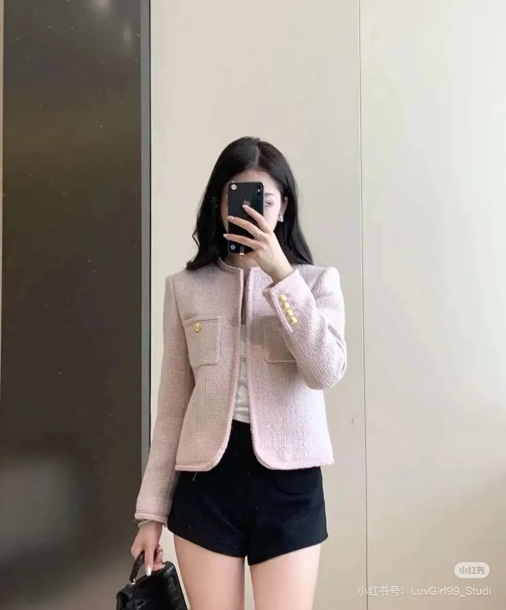 Celine Pink Wool Jacket Pink Wool Never worn - Box View