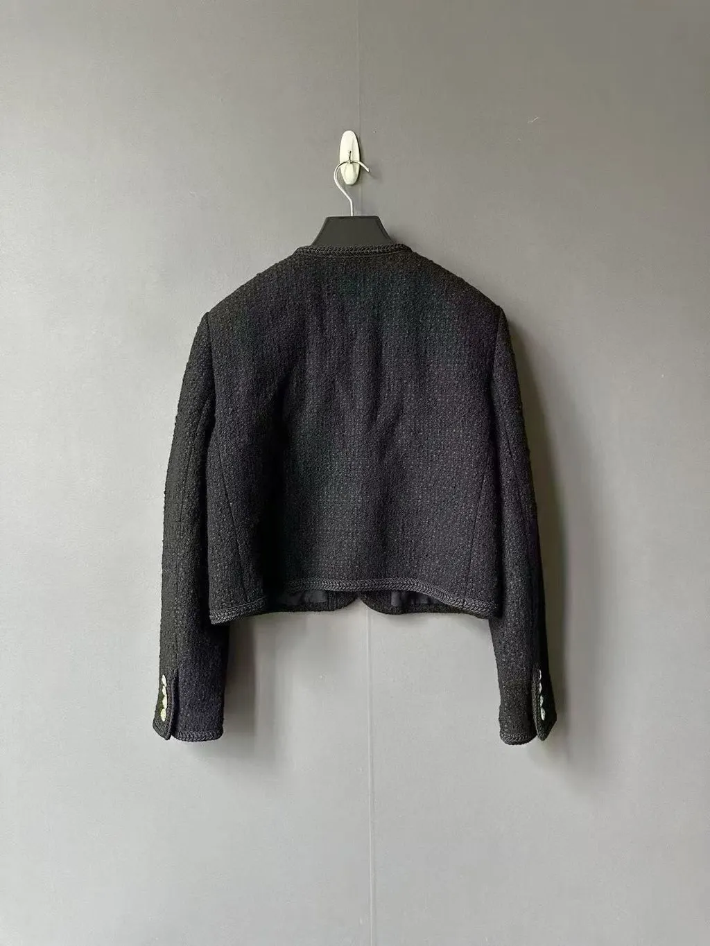 Celine Tweed Jacket MultiColor Tweed Very good - Back View