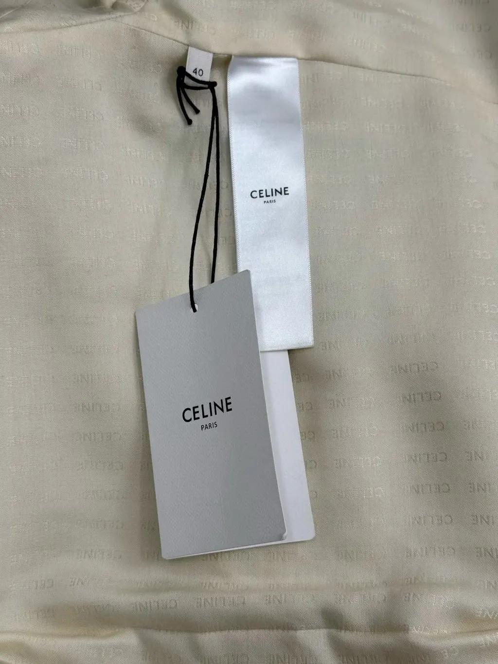 Celine Tweed Jacket MultiColor Tweed Never worn, with tag - Model View
