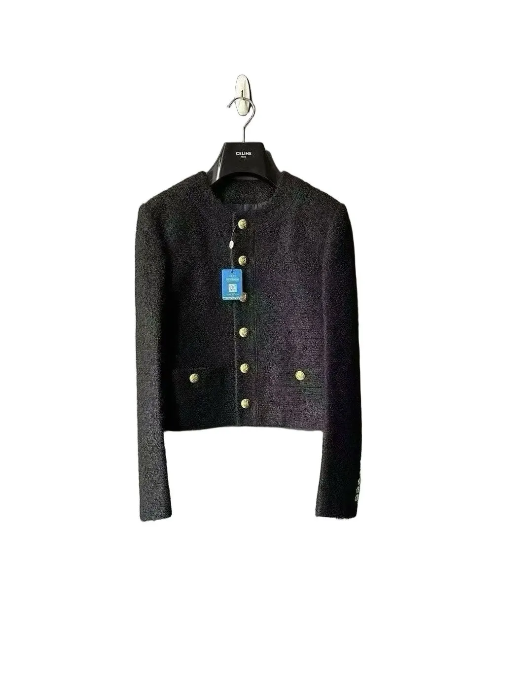 Celine Wool Jacket MultiColor Wool Never worn - Front View