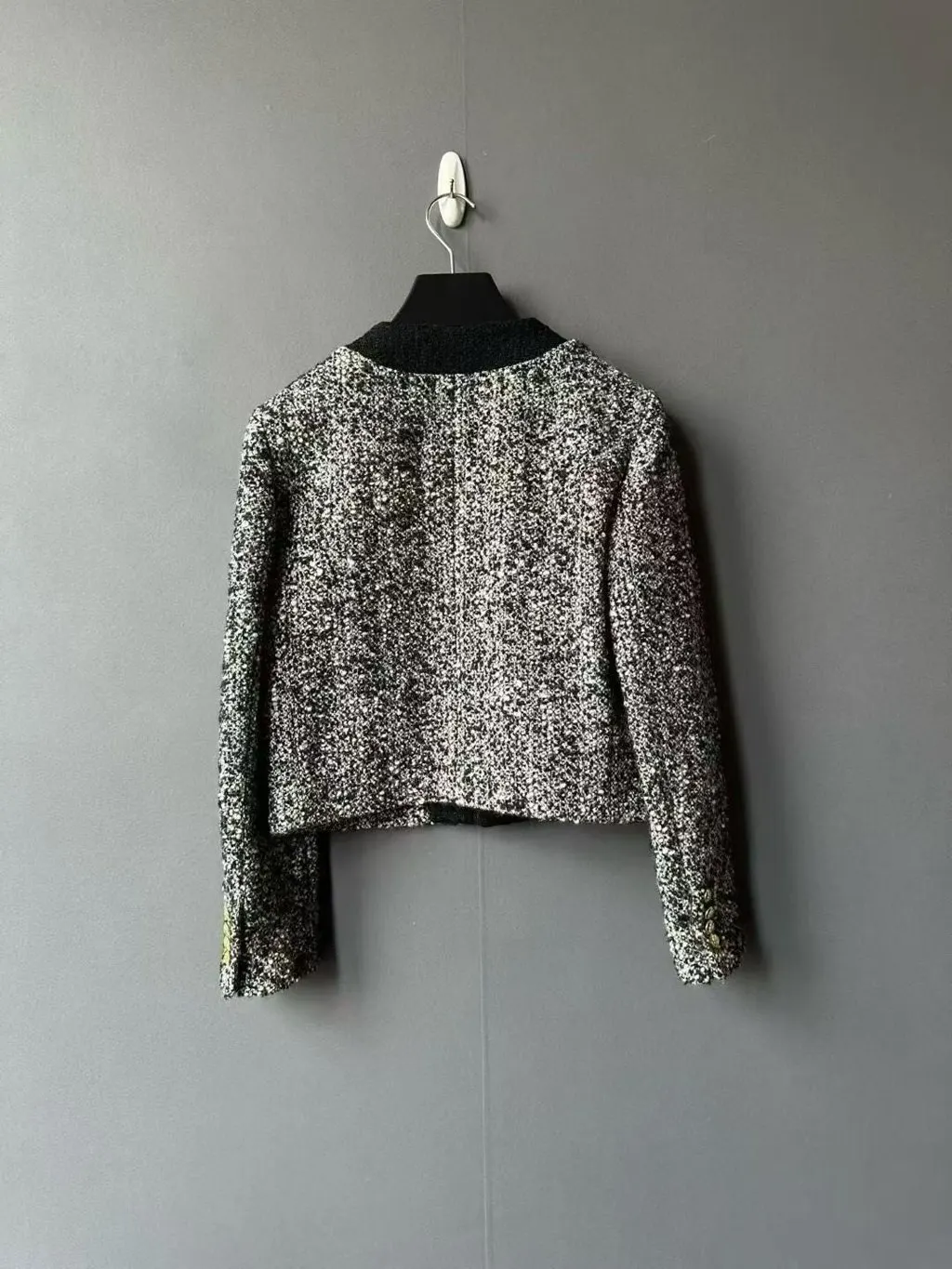Celine Tweed Jacket MultiColor Tweed Very good - Back View