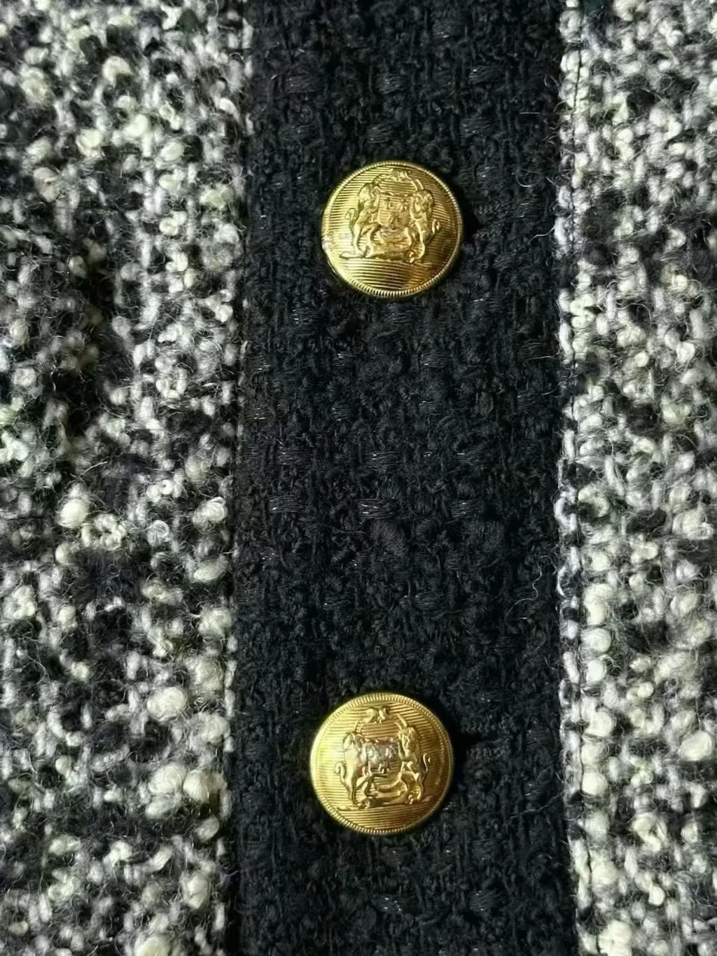 Celine Tweed Jacket MultiColor Tweed Very good - Box View