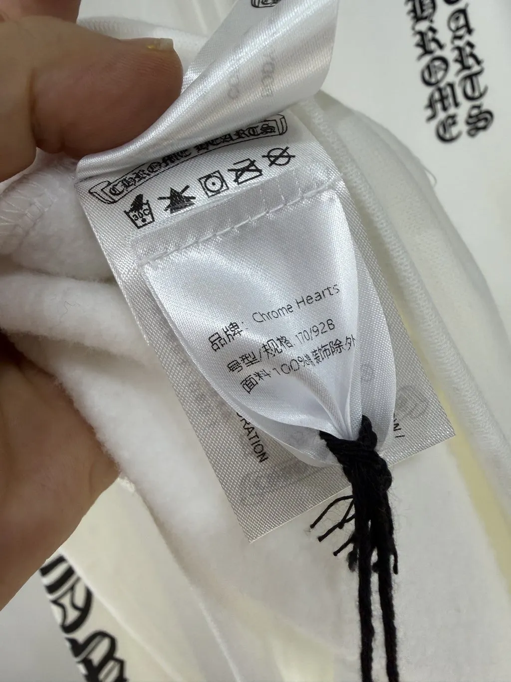 Chrome Hearts White Cotton Knitwear White Cotton Never worn, with tag - Model View