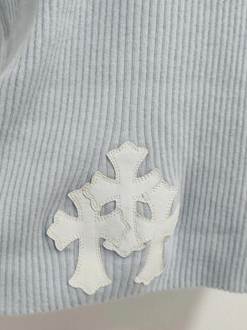 Chrome Hearts Blue Cashmere Knitwear Blue Cashmere Good - Inside View