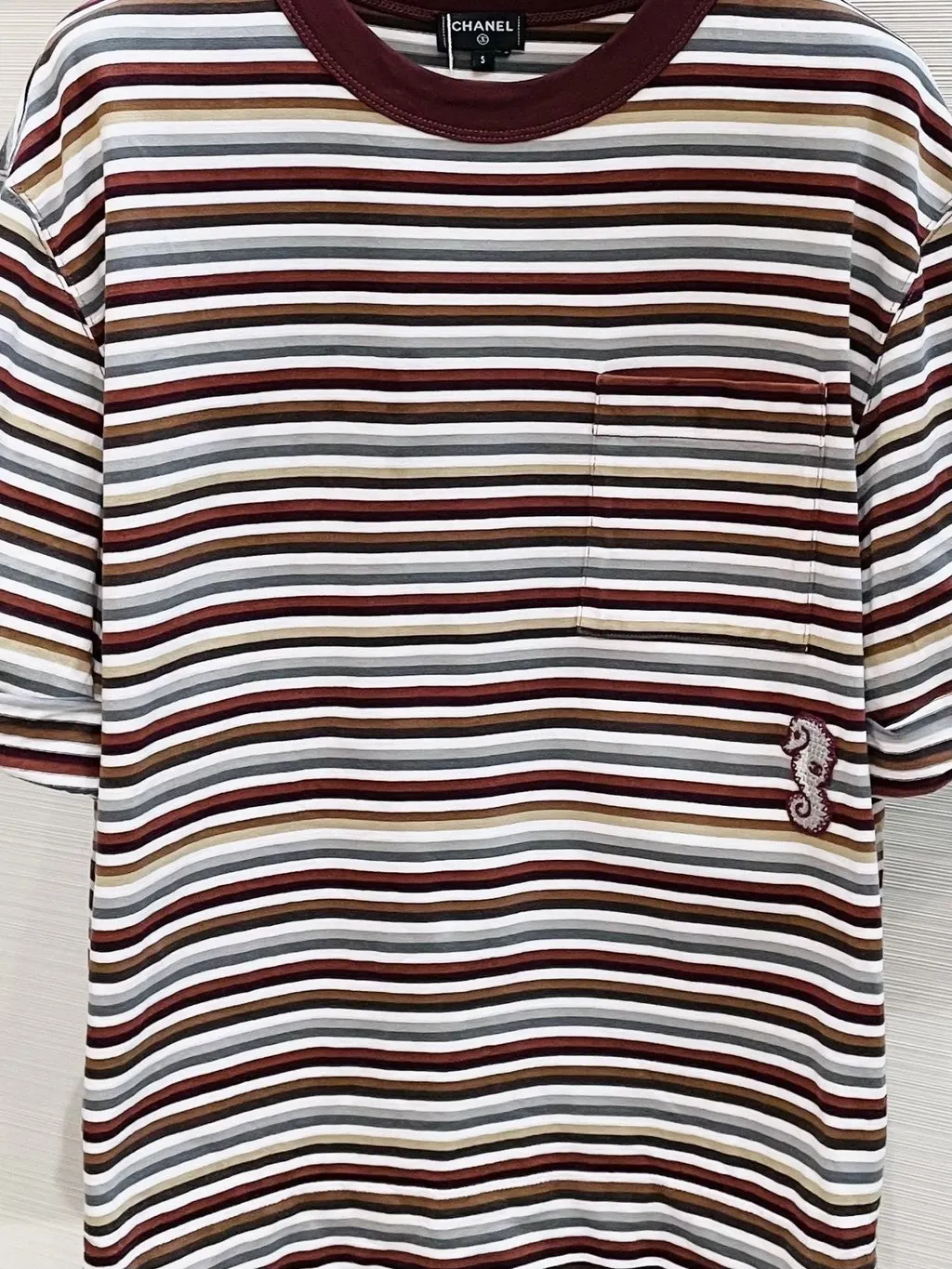 Chanel Cotton Top MultiColor Cotton Very good - Inside View