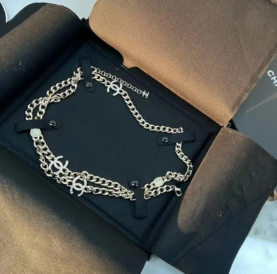 Chanel Silver Metal Necklace Silver Metal Never worn - Inside View