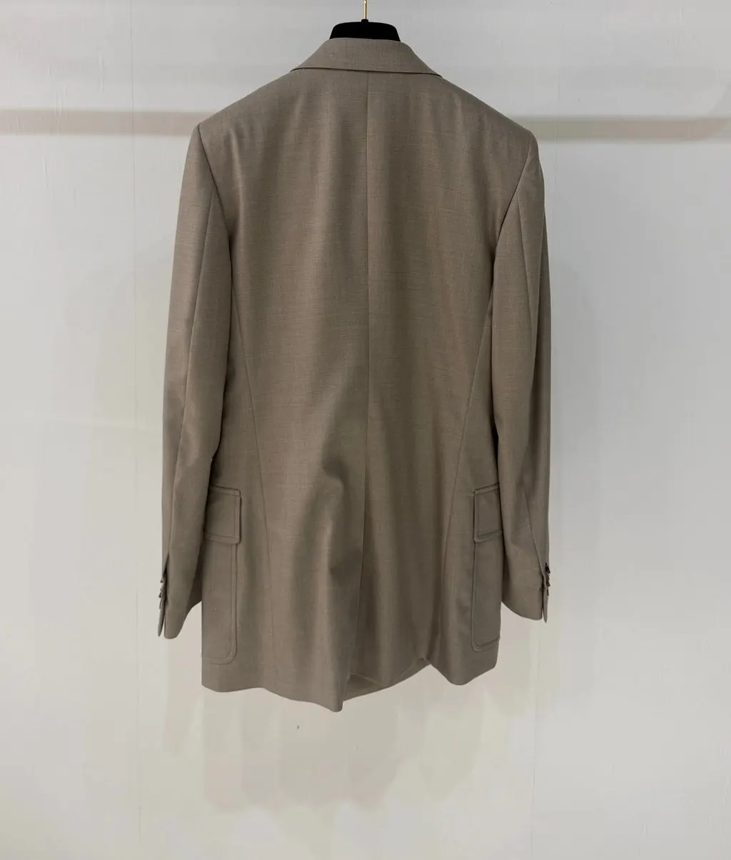 Loro Piana Camel Wool Jacket Camel Wool Never worn - Model View
