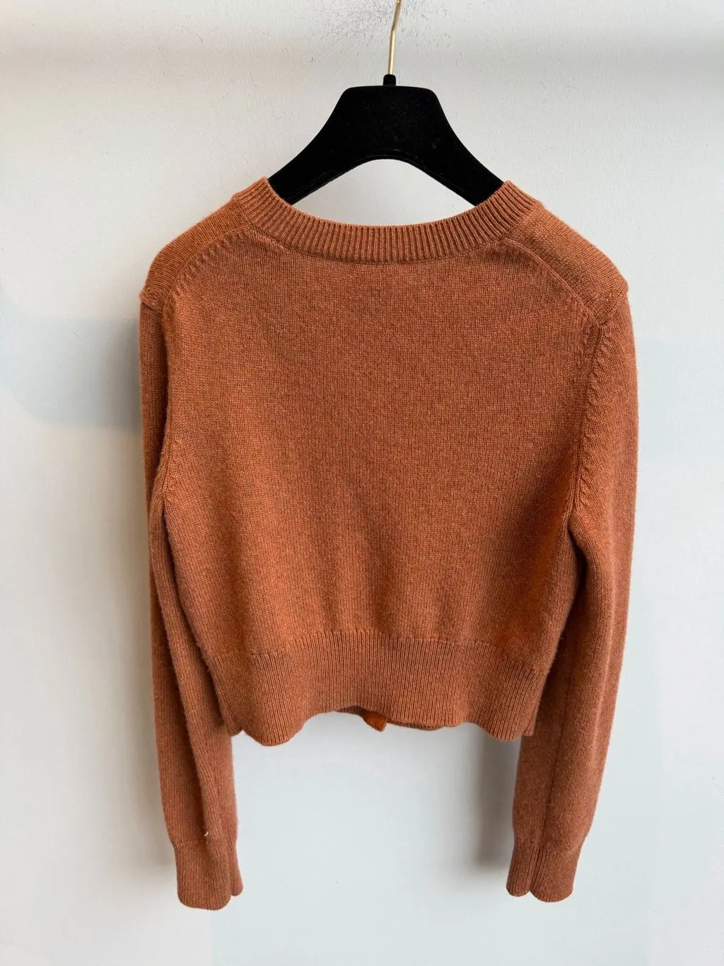 Chanel Orange Cashmere Knitwear Orange Cashmere Very good - Model View