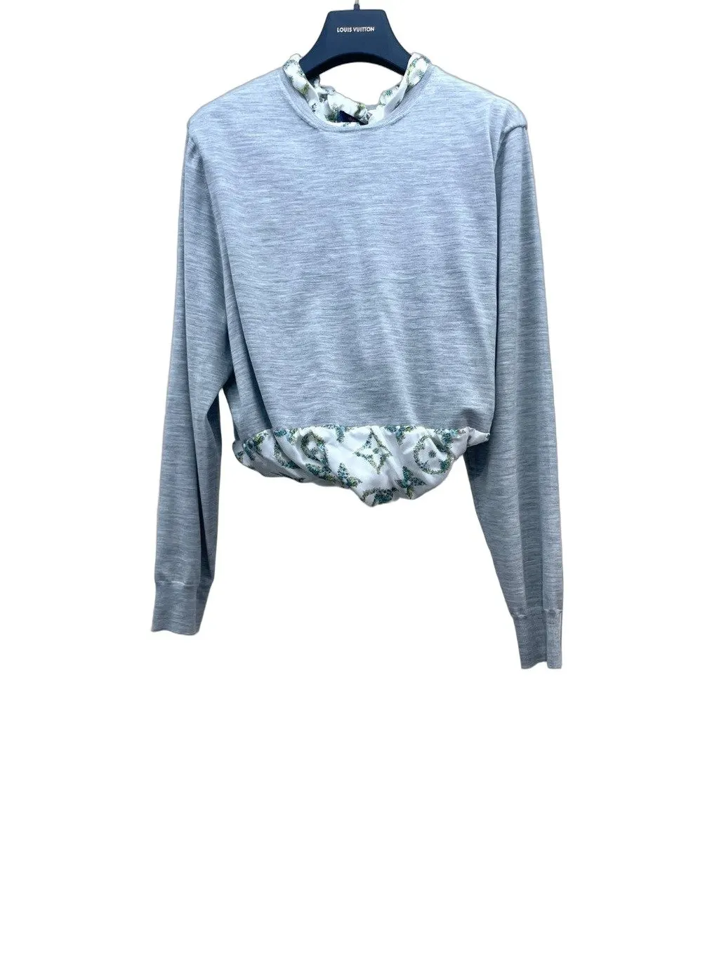 Louis Vuitton Grey Wool Knitwear Grey Wool Very good - Front View