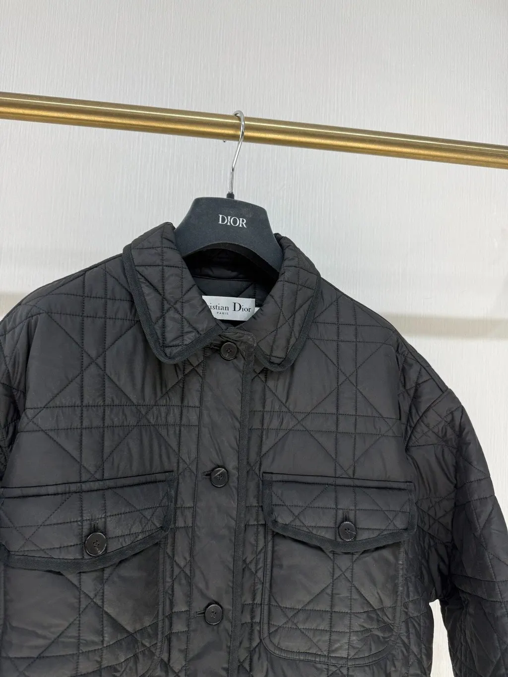 Dior Black Polyester Coat Black Polyester Very good - Inside View