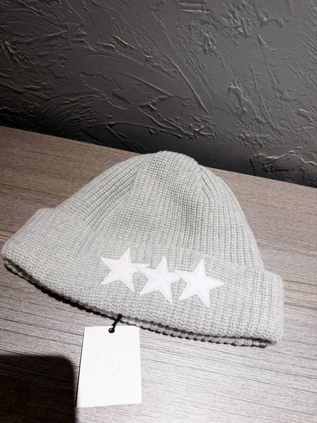 Chrome Hearts Grey Wool Hat Grey Wool Never worn, with tag - Inside View