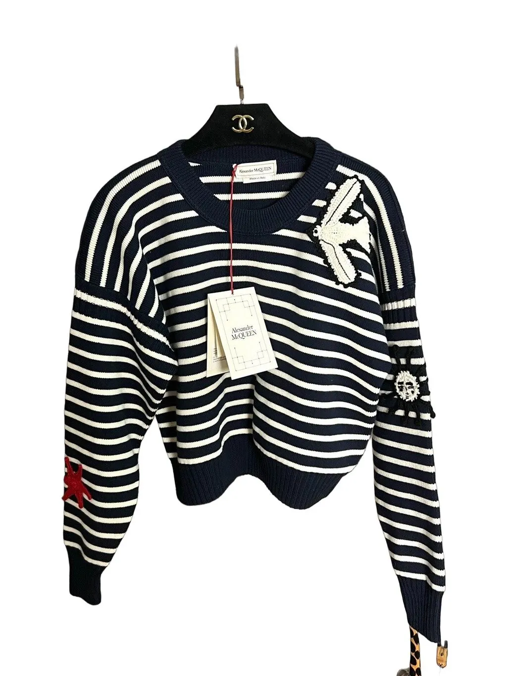 Alexander McQueen Wool Knitwear MultiColor Wool Never worn, with tag - Front View