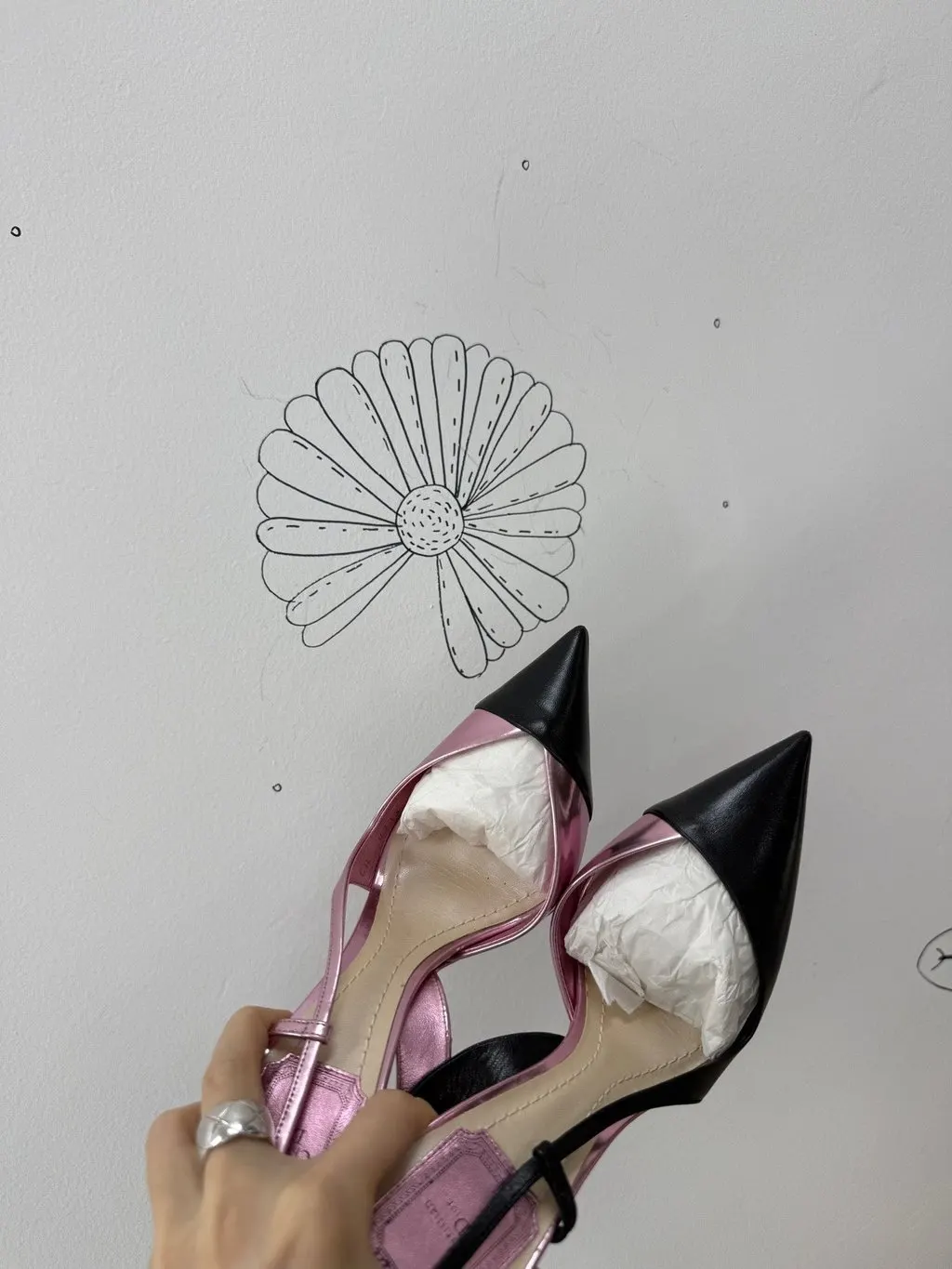 Dior Leather Heels MultiColor Leather Very good - Back View