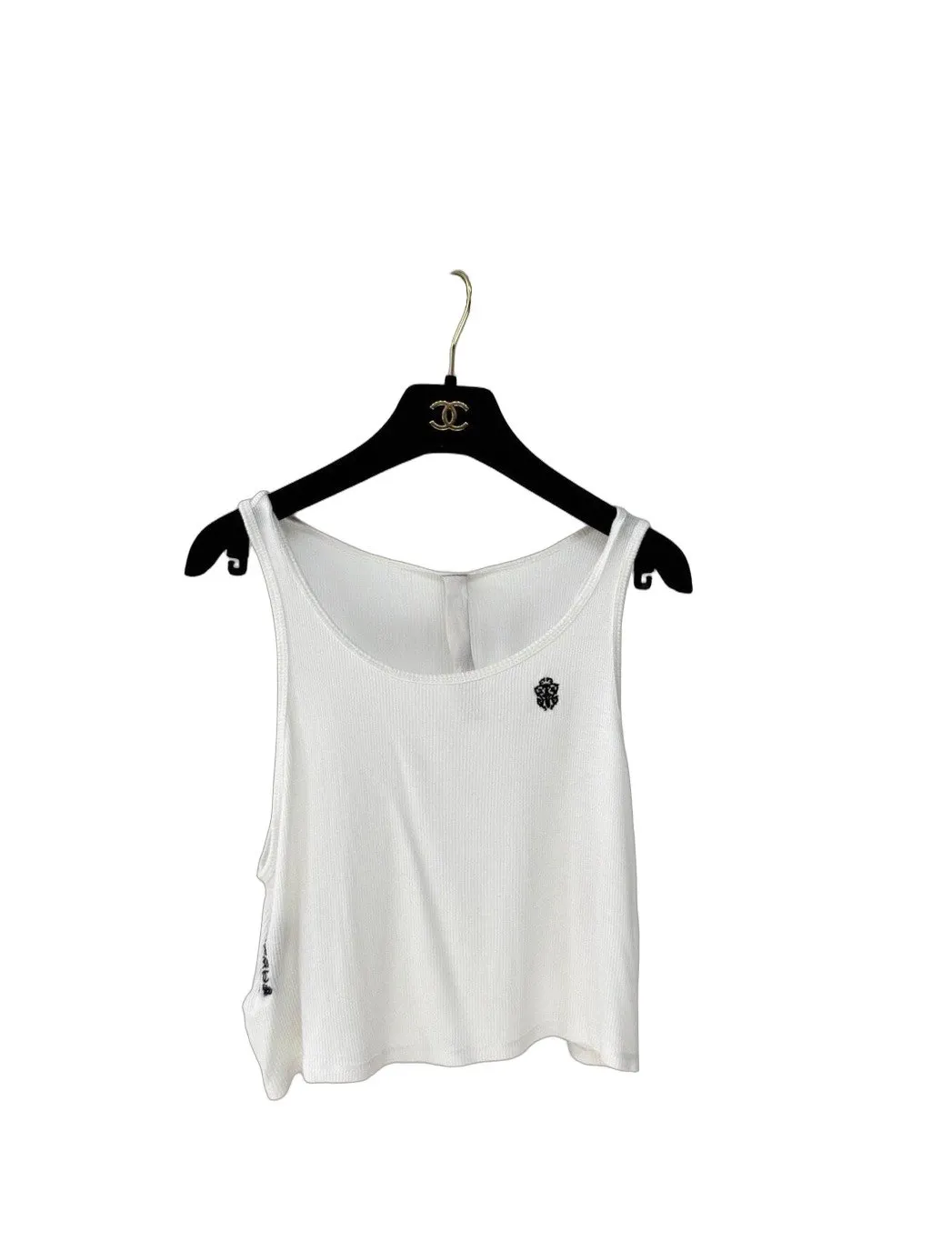 Chrome Hearts White Cotton Knitwear White Cotton Very good - Front View