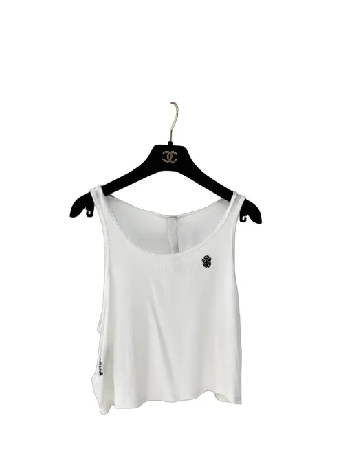 Chrome Hearts White Cotton Knitwear