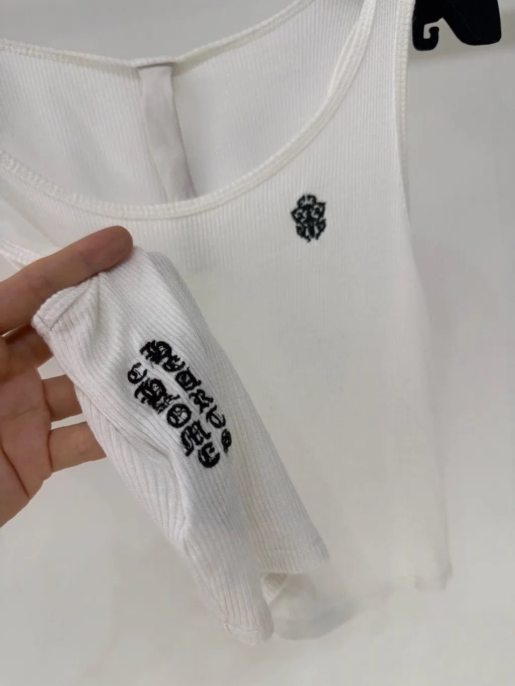Chrome Hearts White Cotton Knitwear White Cotton Very good - Inside View