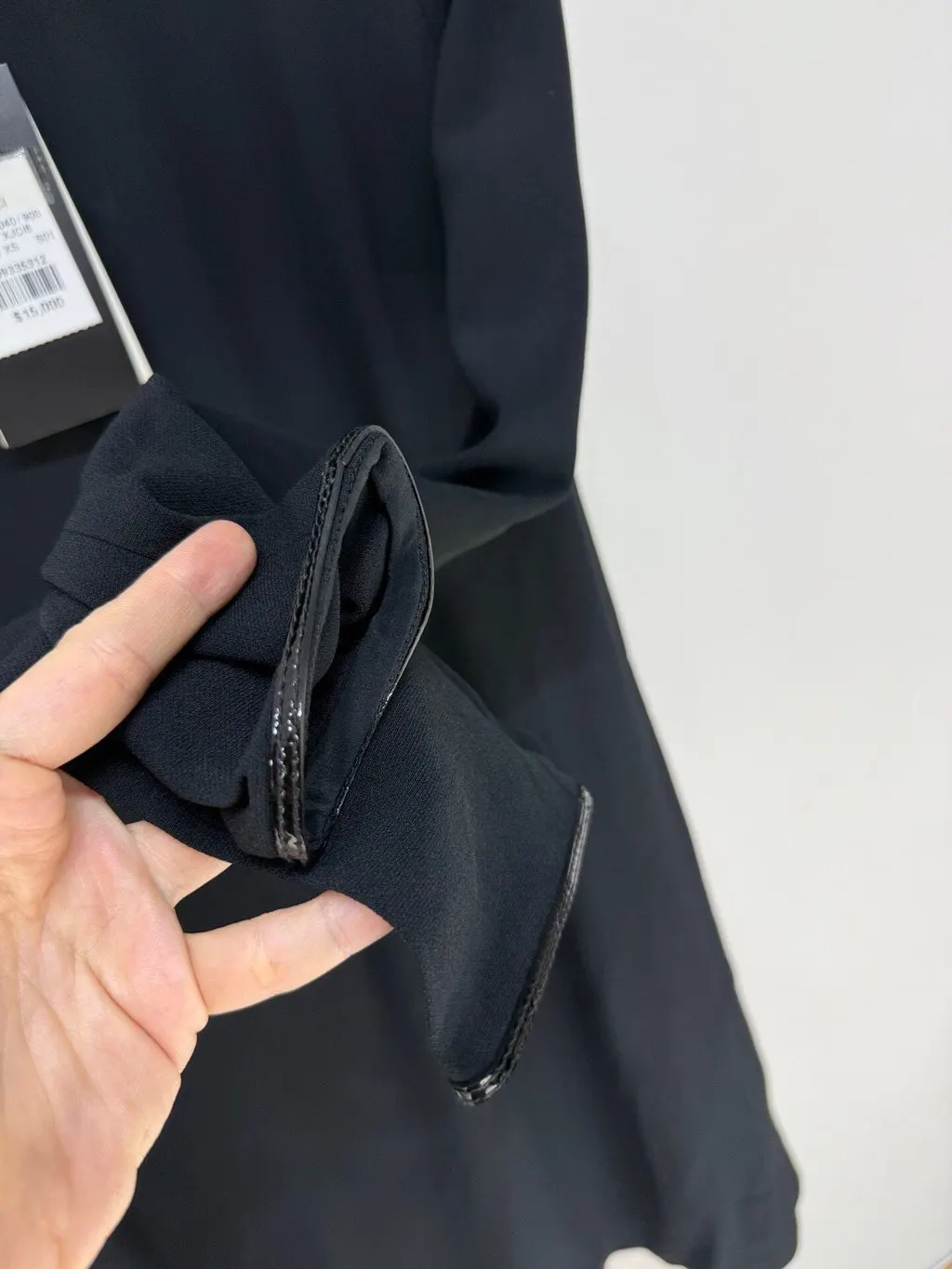 Gucci Black Wool Dress Black Wool Never worn, with tag - Inside View