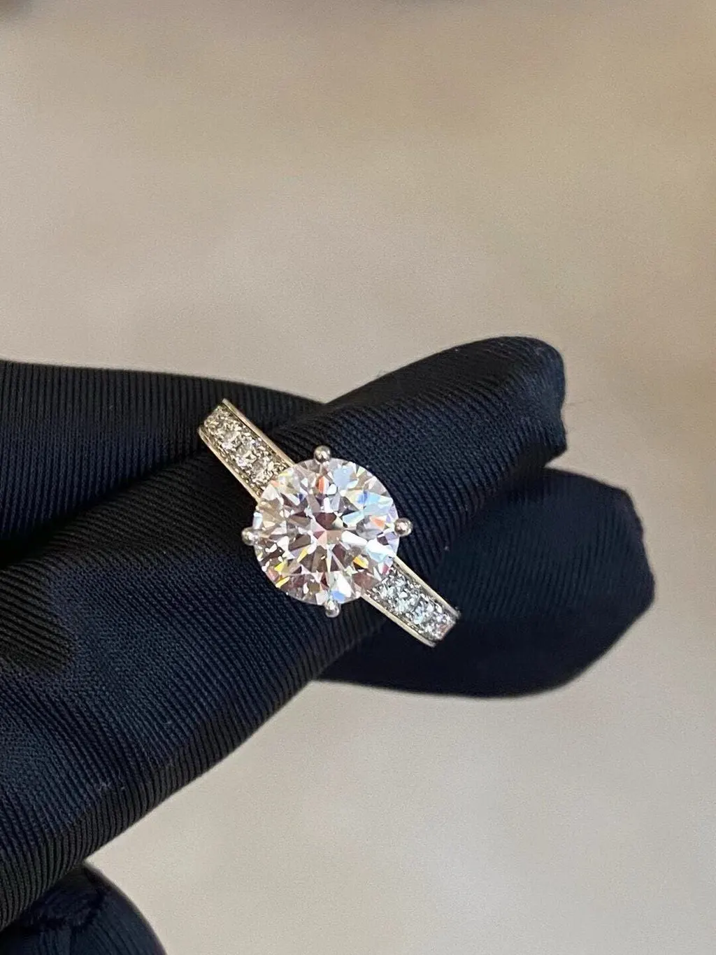 Cartier Platinum Ring MultiColor Platinum Very good - Back View