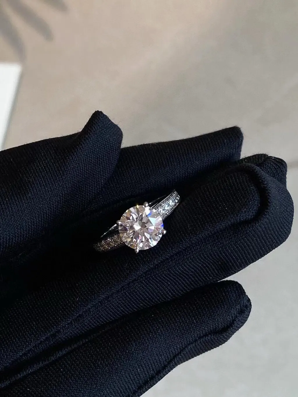 Cartier Platinum Ring MultiColor Platinum Very good - Box View