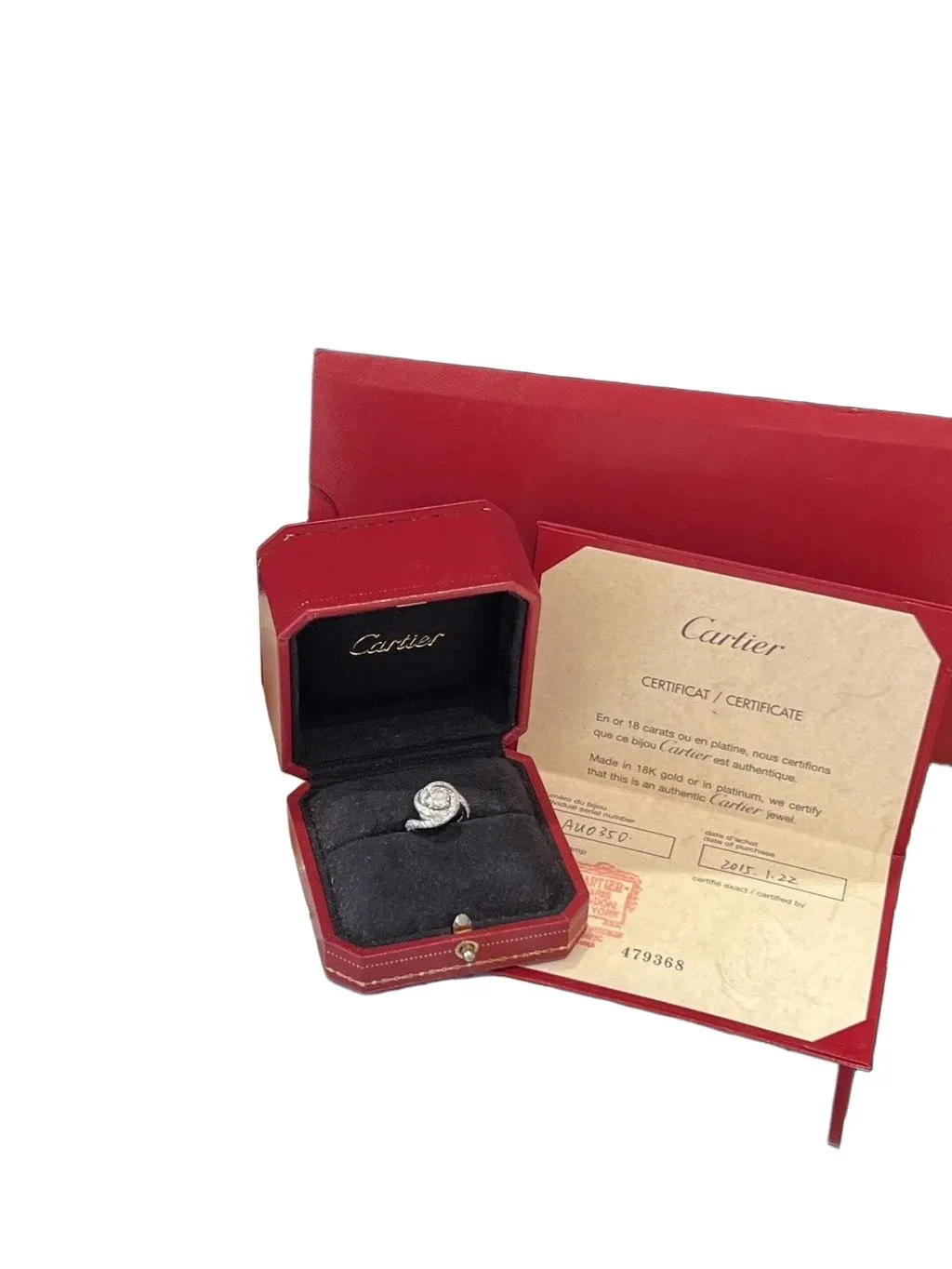 Cartier Platinum Ring MultiColor Platinum Very good - Front View